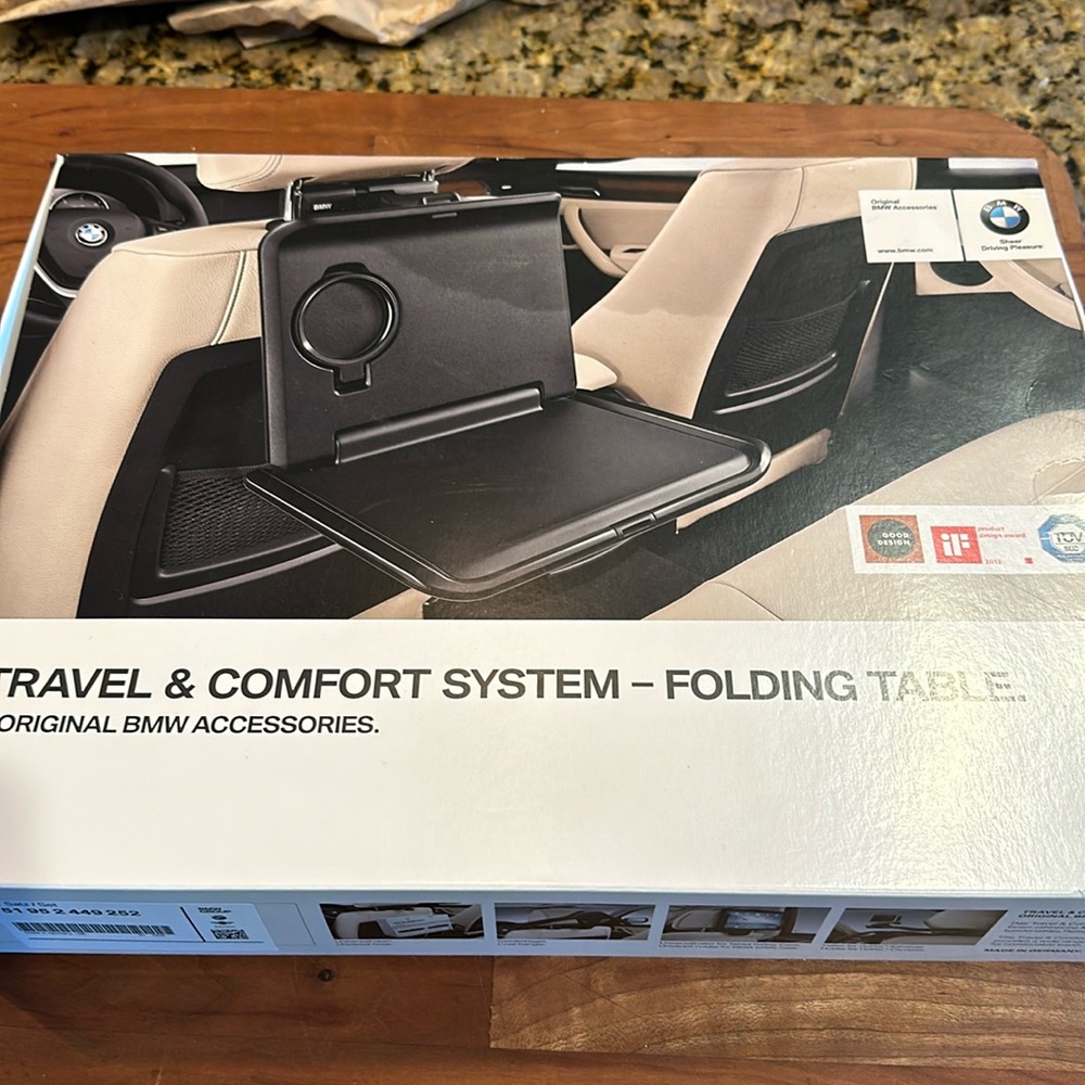 BMW Travel Table